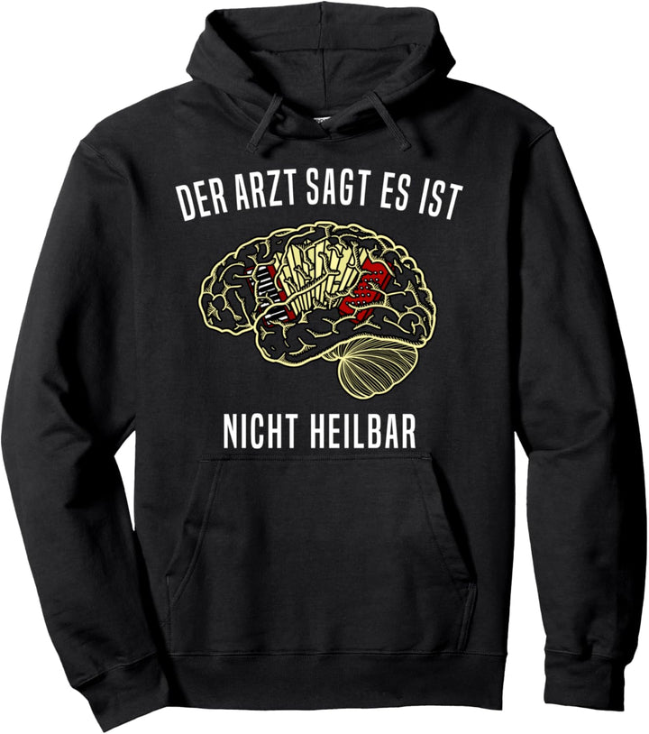 Akkordeon Mann Handharmonika Lustige Sprüche Akkordeon Pullover Hoodie