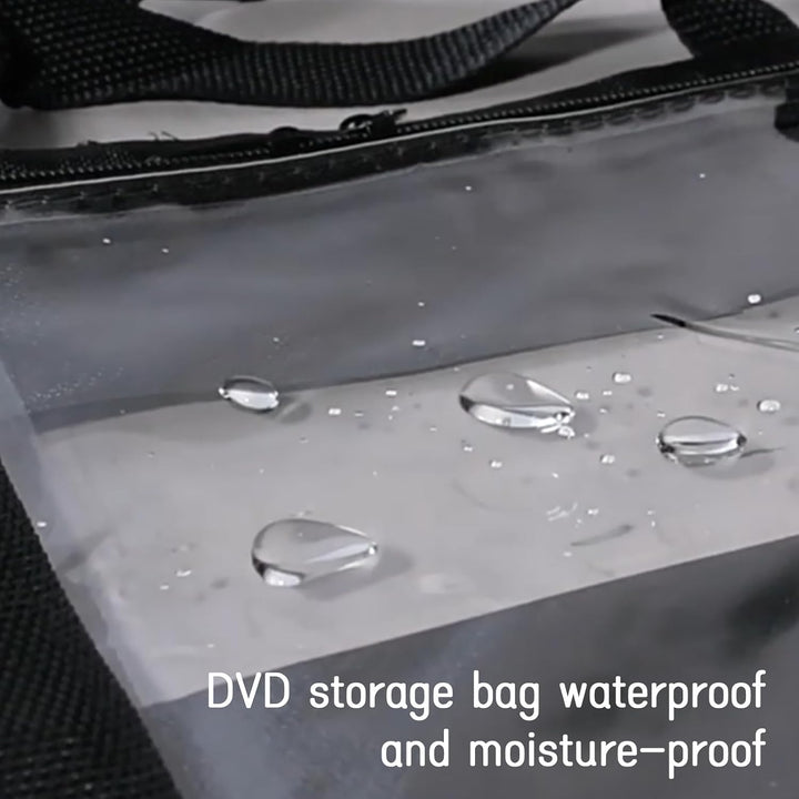 BAIFULAI 6 Stück DVD Aufbewahrungstaschen, 60 * 15 * 22cm CD Aufbewahrung Tasche, Platz für 160 DVDs