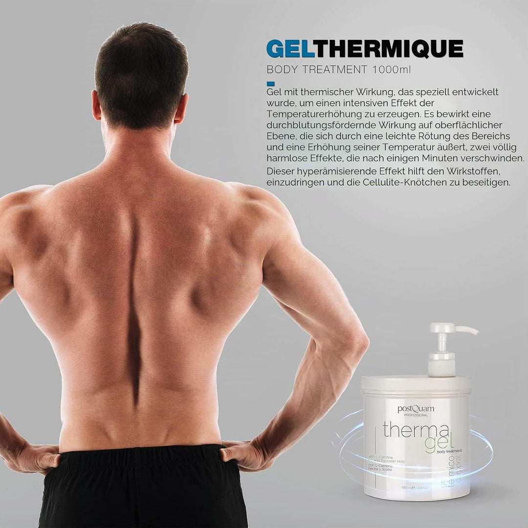 PostQuam - Thermal Anti-Cellulite Gel | Erhalten Sie Straffe Haut mit Wärmeeffekt Cellulite Reducer