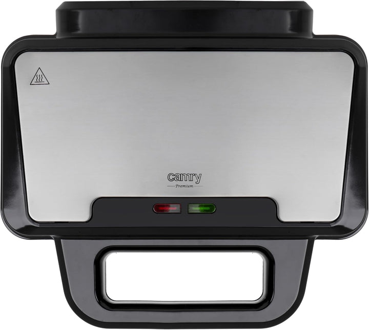 Camry - sandwichmaker und panini grill in einem - 2 in 1 - schwarz sandwichtoaster klein - sandwich-