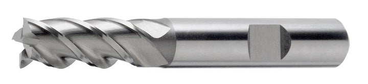 HSS-E (Co5%) Schaftfräser HB/Weldon, Typ N, DIN 844 40° Z=4 Fräser Ø 2-25 mm (18.0 x 32 x 92 - d2=16
