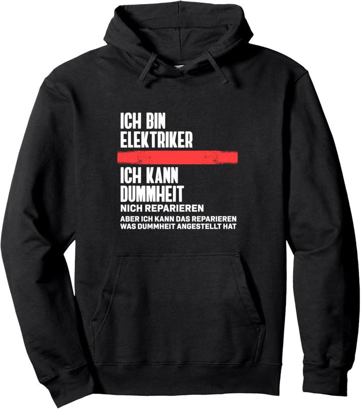 Elektriker-Geschenk | Elektronikhandwerker Elektrik Pullover Hoodie