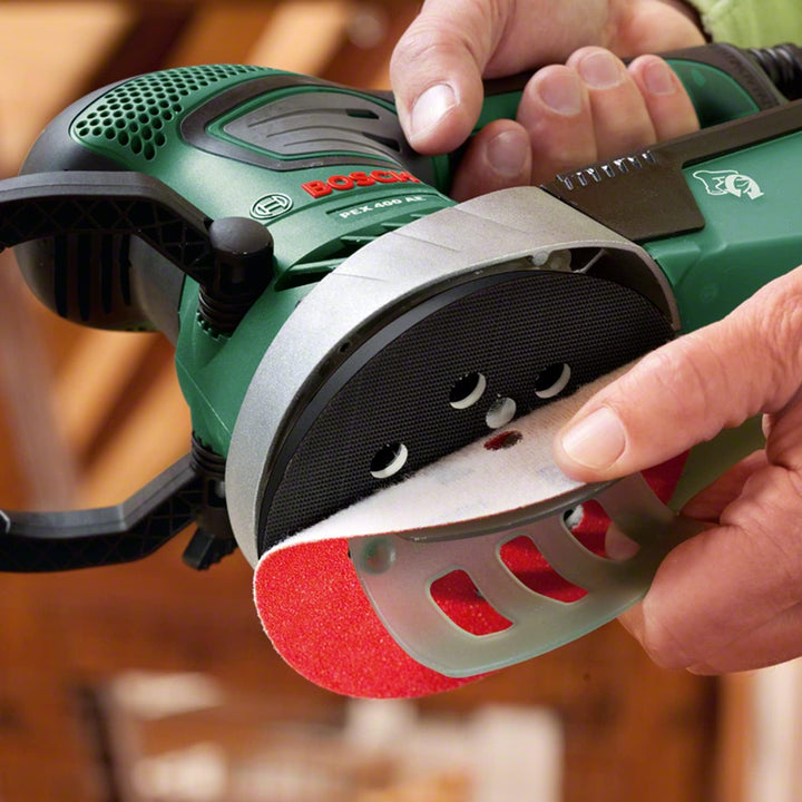 Bosch Exzenterschleifer PEX 400 AE (370 Watt, im