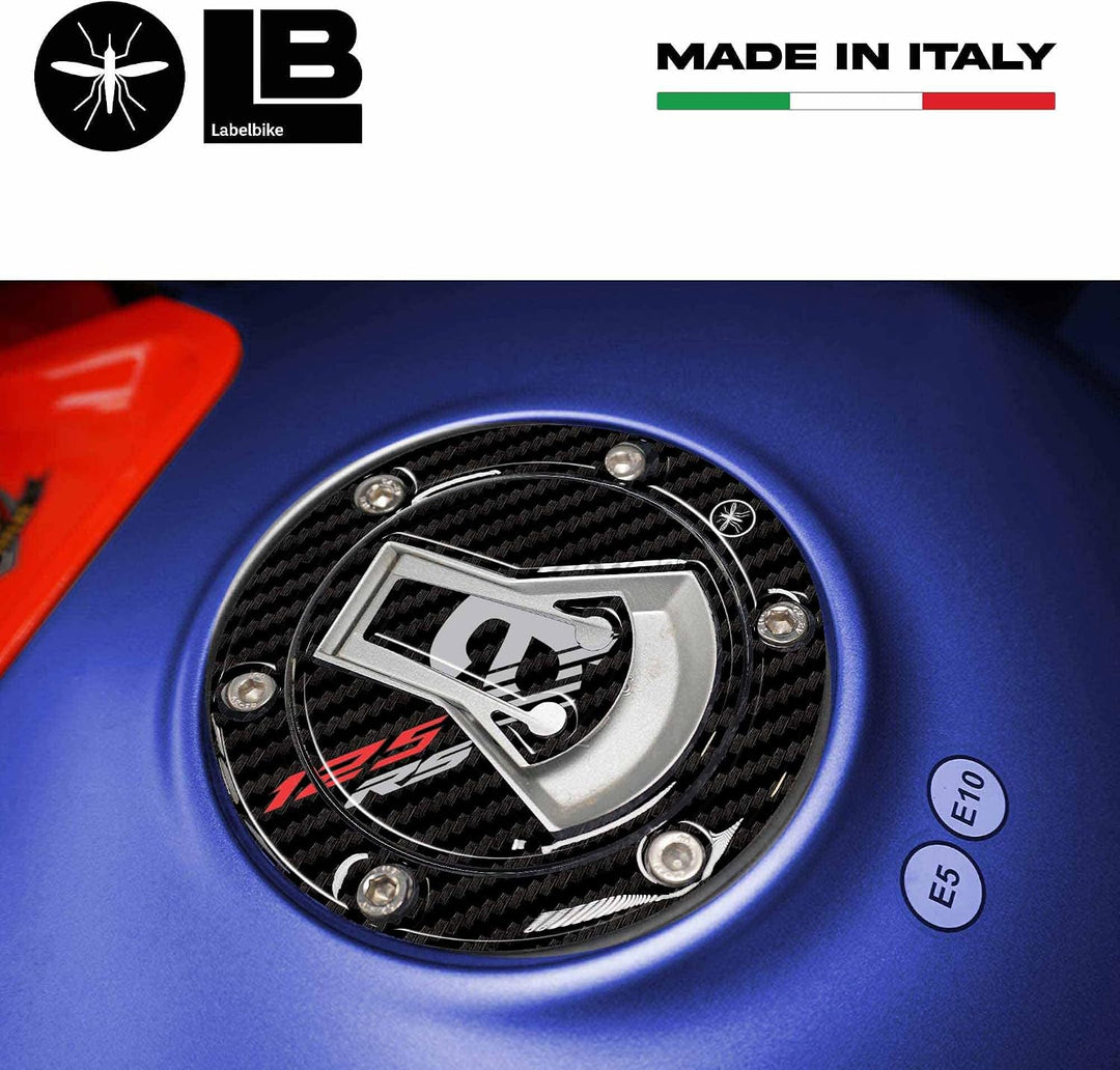 LABELBIKE 3D Motorrad Tankdeckelaufkleber kompatibel mit Aprilia