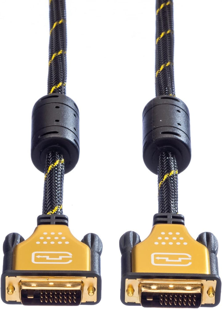 ROLINE GOLD Monitorkabel DVI, ST-ST, (24+1) dual link, 5 m 5m, 5m