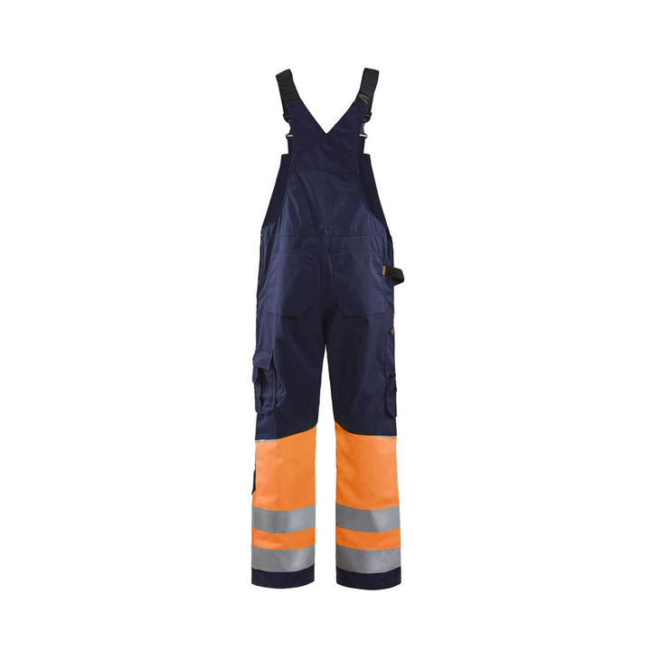 Blaklader 266218008953D116 High Vis Latzhose, Marineblau/Orange, Grösse D116