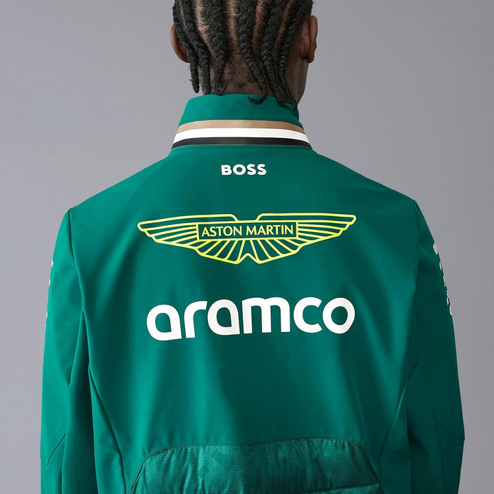 Aston Martin F1 Herren 2024 Hybrid Team Jacke mit Thermore Polsterung - Grün 3XL Grün, 3XL Gr&amp;
