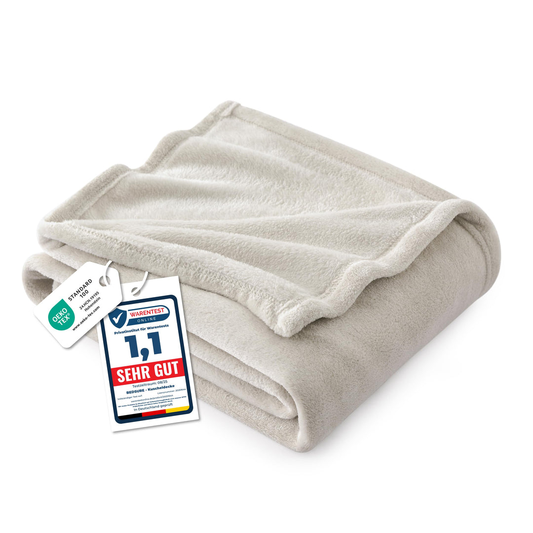 BEDSURE Kuscheldecke Flauschig Decke Fleecedecke - Wohndecke Warm Winter Weich, Sofadecke XL, Gesche