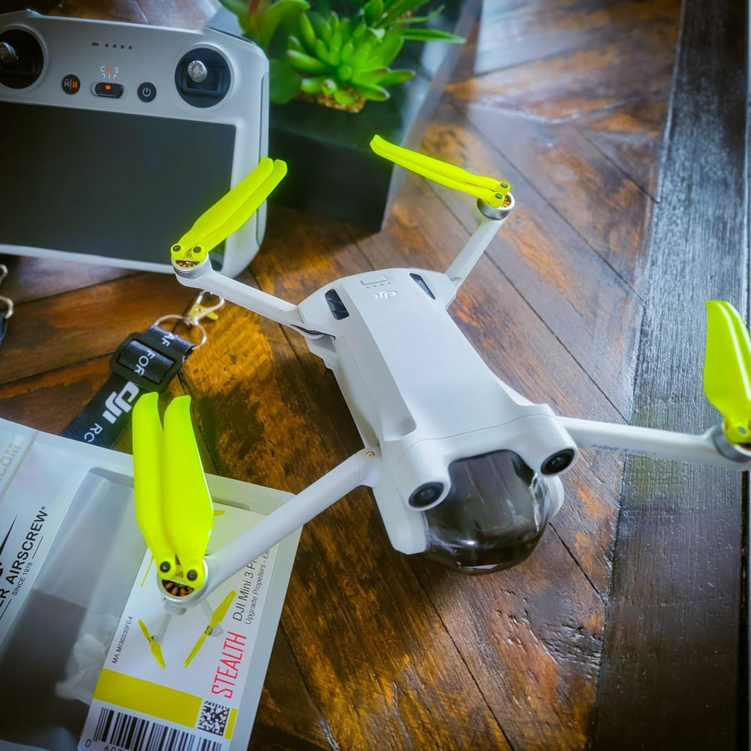 Master Airscrew Stealth Propeller für DJI Mini 3 Pro &amp; Mini 4 Pro - Elektrisch, 4 Propeller im Set,