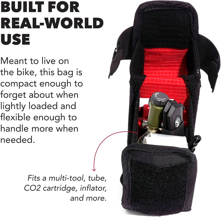 SILCA Mattone Web – Erweiterbare Satteltasche für Rennrad und Gravel
