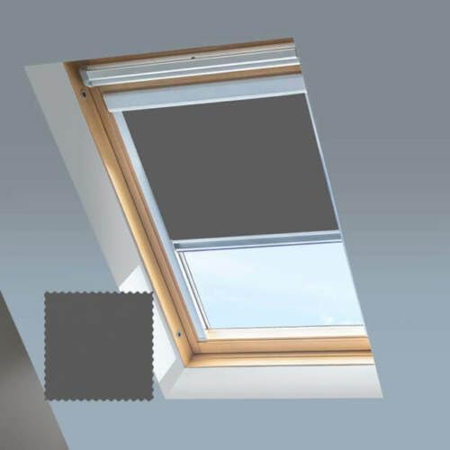 Dachrollos für Optilight Dachfenster, Fenster Code 78/118, Dunkelgrau