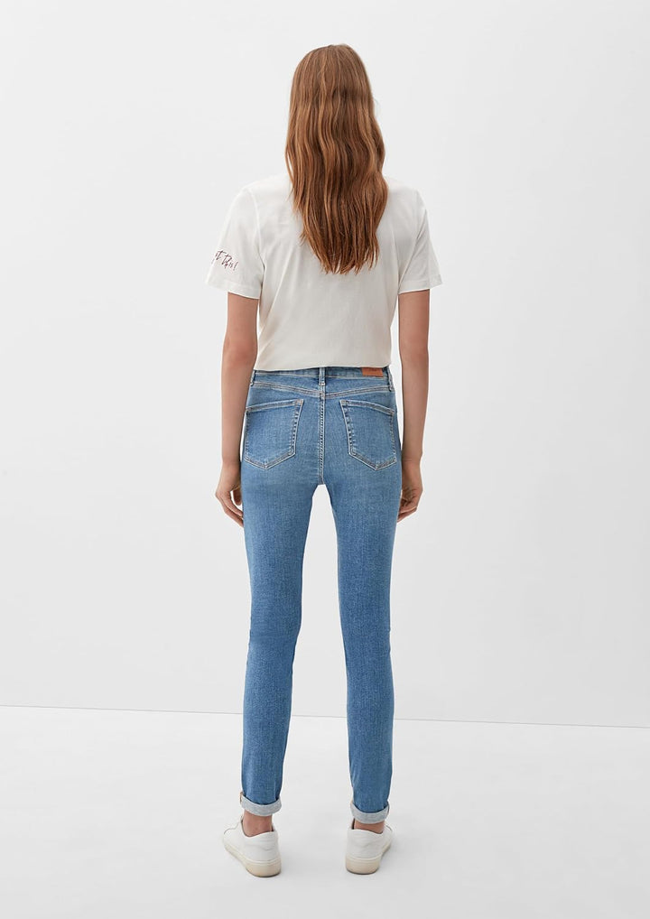 s.Oliver Damen Jeans, Anny Super Skinny 34W / 34L Blau 54z4, 34W / 34L Blau 54z4