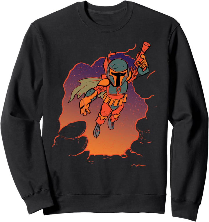 Star Wars Boba Fett Illustrated Blast Sweatshirt