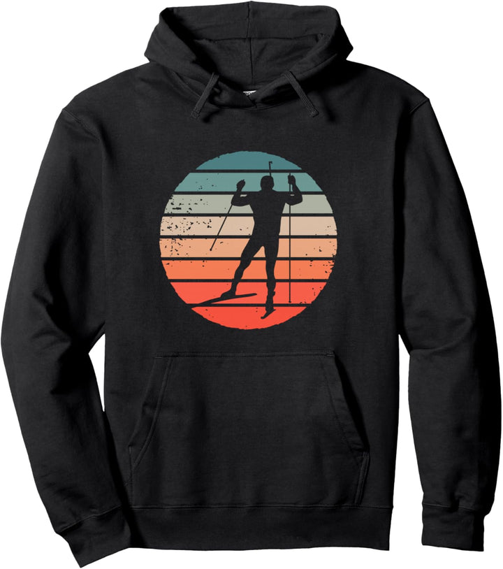 Biathlon Wintersport Action Pullover Hoodie