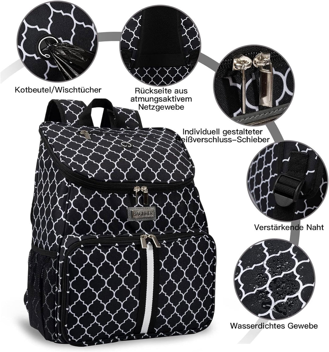 BAGLHER Hunde-Reisetasche, von Fluggesellschaften zugelassener Haustierbedarf, Hundereiserucksack mi