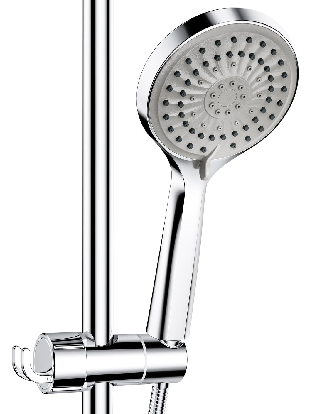 Magichome Duschkopf mit Schlauch 59" Hochdruck Duschkopf 5 Strahlarten Grau Duschkopf mit Schlauch u