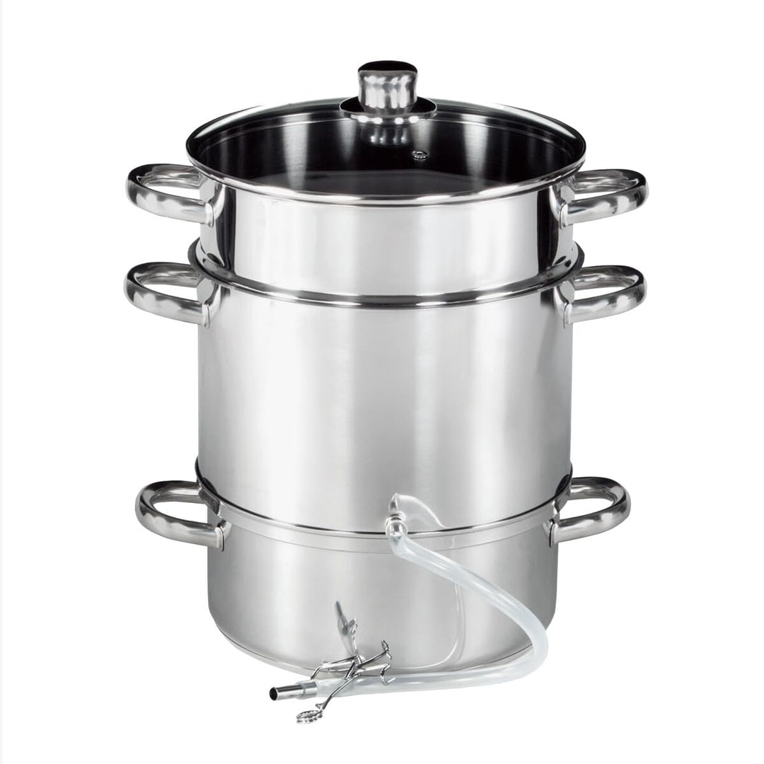 Dampfentsafter 5 Liter Edelstahl Ø 22 cm für alle Herdarten &amp; Induktion