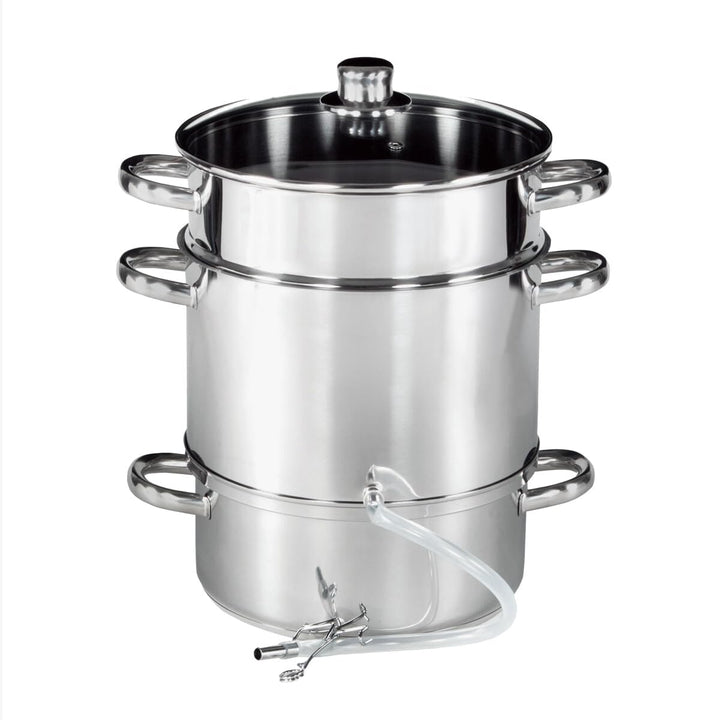 Dampfentsafter 5 Liter Edelstahl Ø 22 cm für alle Herdarten &amp; Induktion