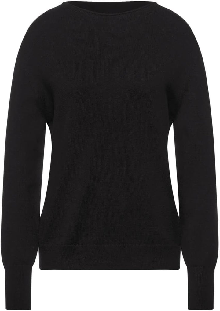 Street One Damen Pullover 34 Schwarz, 34 Schwarz