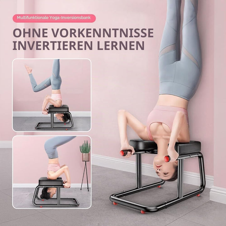 Multifunktionaler U-förmiger Hocker, 250 kg Kapazität, doppelte Armlehne, rutschfeste Yoga-Fitness-H