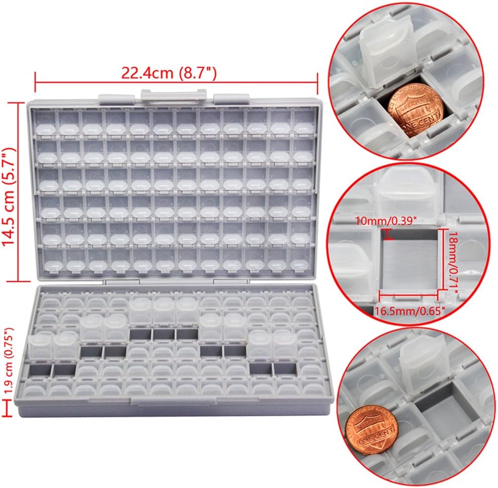 AideTek Box-all Enclosure for Surface Mount Components 1206 0805 0603 0402 BOXALL, BOXALL