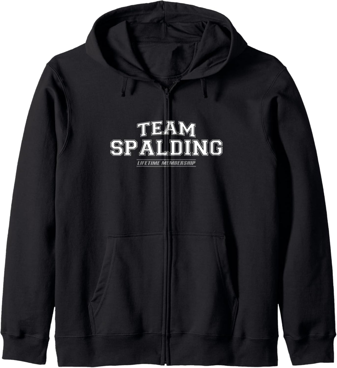 Team Spalding | Stolzer Familienname, Nachname Kapuzenjacke