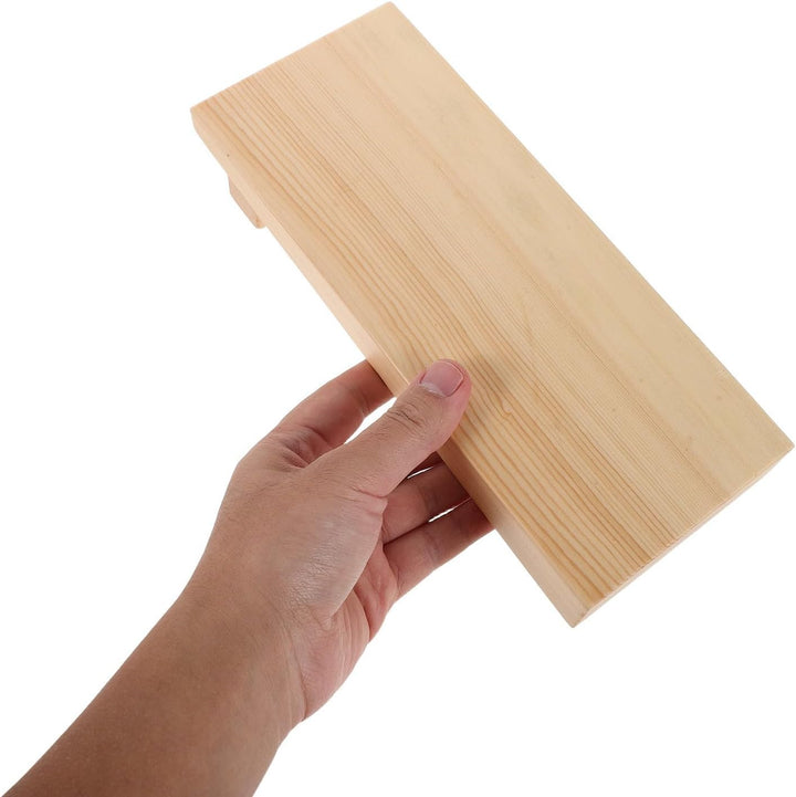 DOITOOL Geta-Servierplatten für Sushi: Sashimi-Platte aus Holz – Serviertablett aus Holz – Schneideb