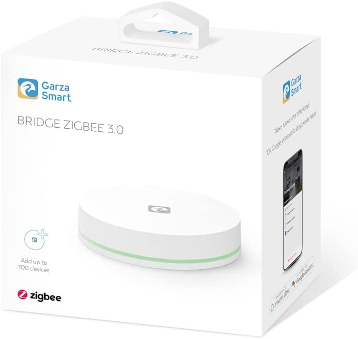 Garza - ZigBee 3.0 Bridge für Zuhause, Smart Hub zur Steuerung von Smart-Geräten, Weiss, App-Steueru