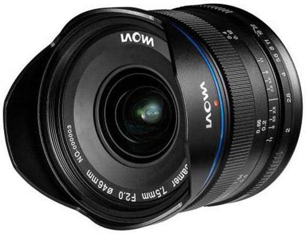 Laowa Objektiv VE7520MFTSTBLK, 7,5 mm für Micro 4/3 Kameras (16,9 MP, HD 720 P), Schwarz