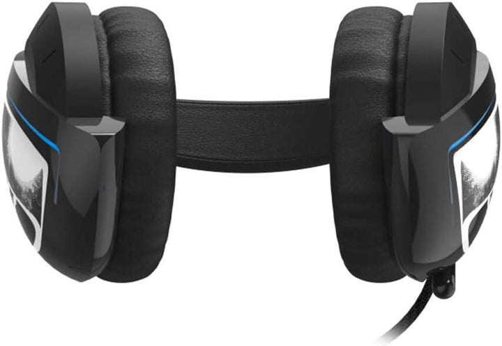 uRage Gaming-Headset SoundZ 500 Neckband, kabelgebunden, schwarz, ausziehbares Mikrofon, USB-Anschlu