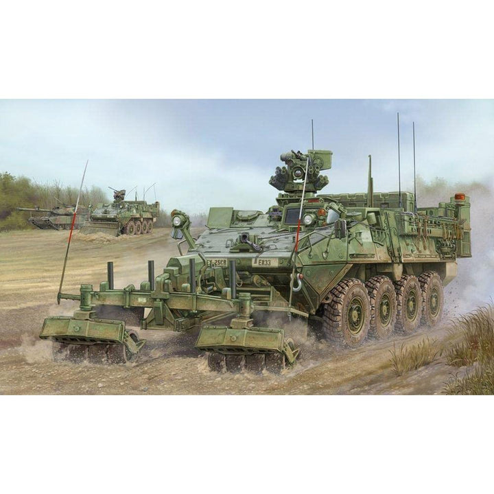 Trumpeter 01574 Modellbausatz M1132 Stryker Engineer Squad Vehicle