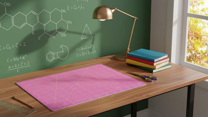 Victor Schneidematte Violett Pink 45x60cm 3-lagig A2 selbstheilend Violett Pink 60L x 45B cm, Violet