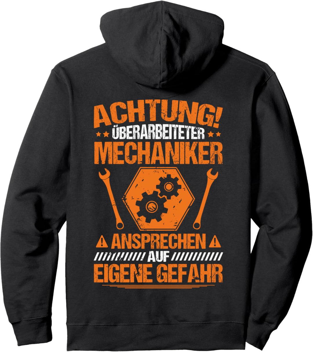 Überarbeiteter Mechaniker Pullover Hoodie