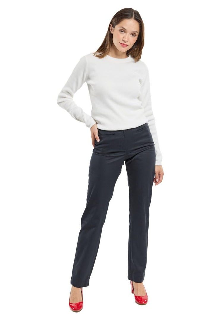 Armor Lux Damen Trimaran Klassische Hose 44 Rich Navy, 44 Rich Navy