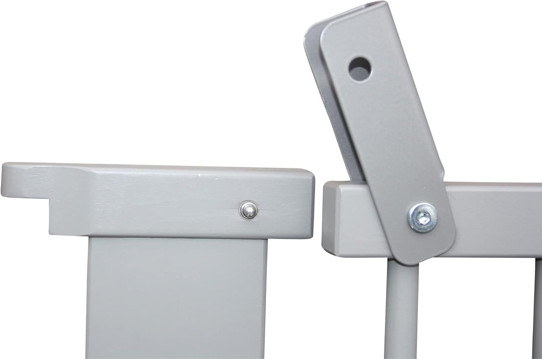 Schutzgitter Absperrgitter Türgitter Treppenschutzgitter V 117 bis 363 cm Weiss (216cm), 216cm