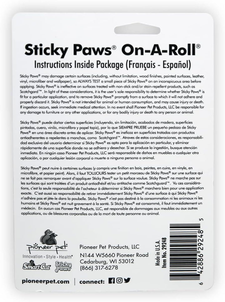 Sticky Paws Schutzklebeband für Möbel, Rolle 10 m