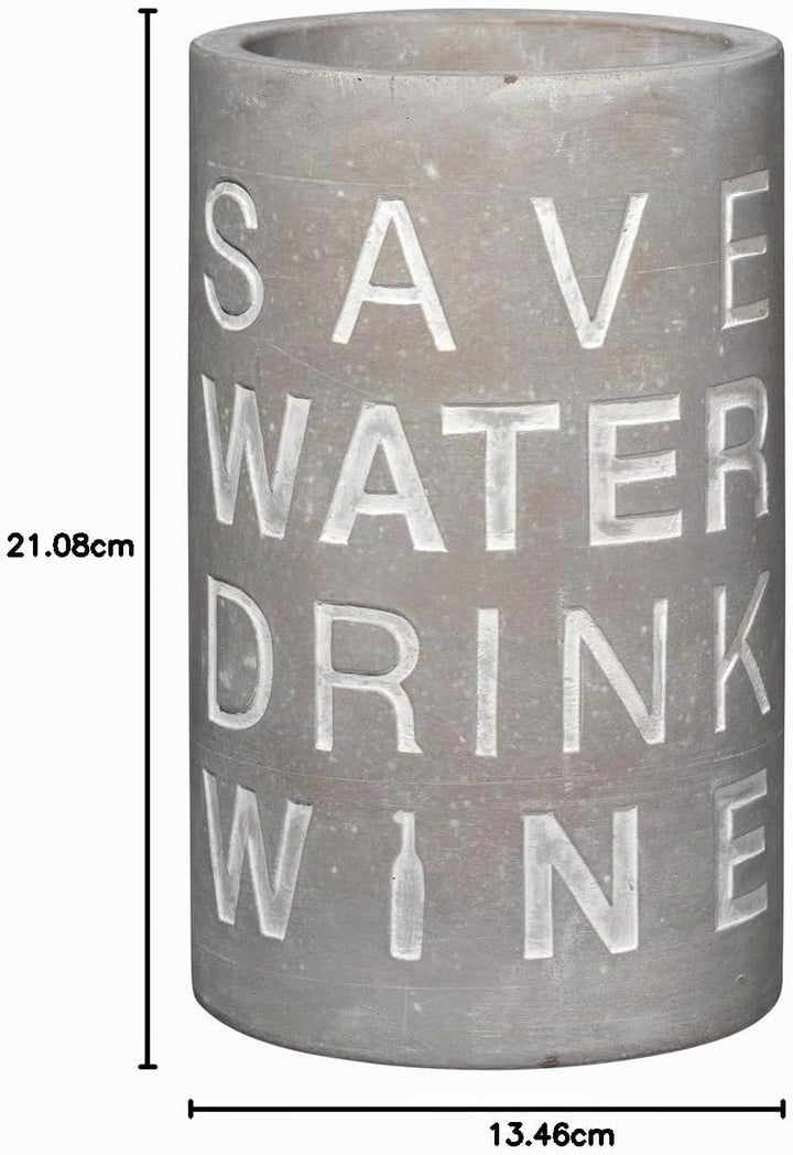 Räder Vino Beton Weinkühler Save Water Drink Wine