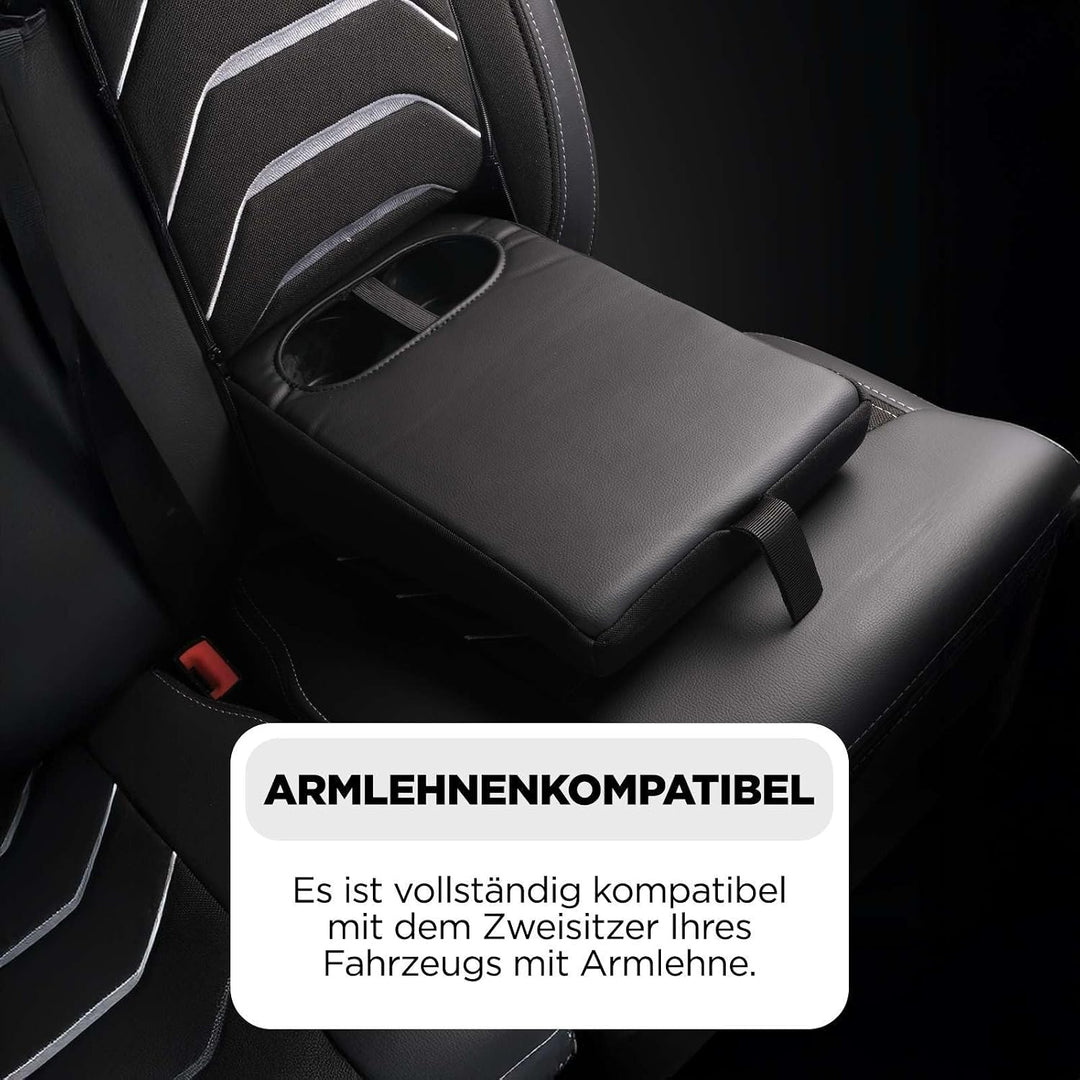 Autositzbezüge Universal 2+1 für Transit Custom (2015-2023) – Premium Vordersitze Auto Sitzbezug aus