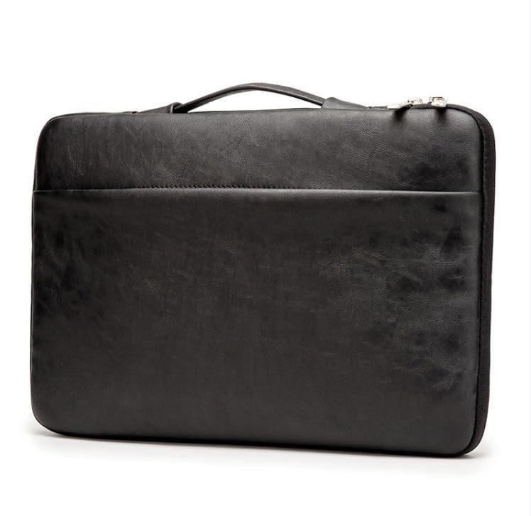 Lopoleis® Laptoptasche, Arbeitstasche Herren und Damen PU Leder, Laptop hülle Business Handtasche Tr