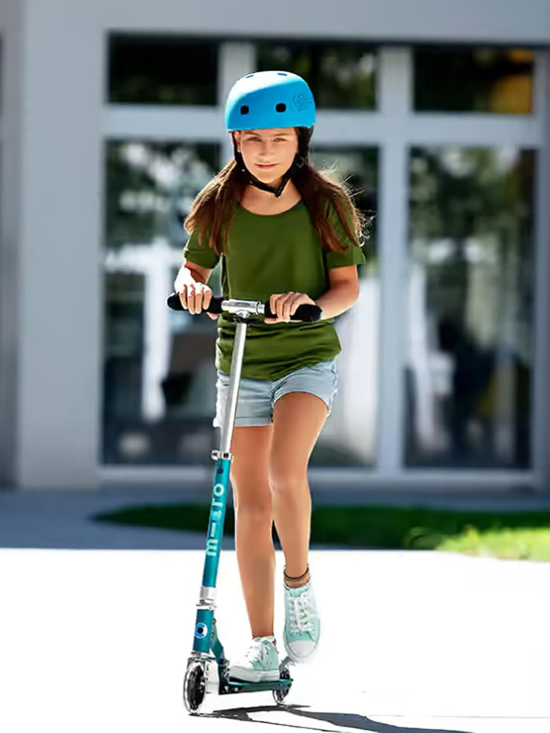 Micro Roller | Micro Sprite LED Kinderroller | Lenker verstellbar | Leuchtrollen | Faltbar | 5-12 Ja