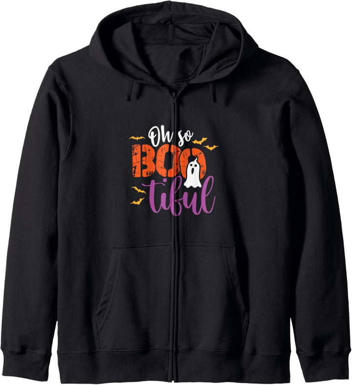 Oh so boo-tiful Funny Spooky Halloween Kapuzenjacke