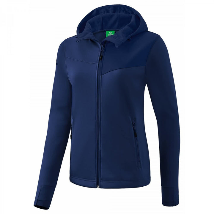 Erima Damen Performance Softshell Jacke 34 New Navy/Dark Sky, 34 New Navy/Dark Sky
