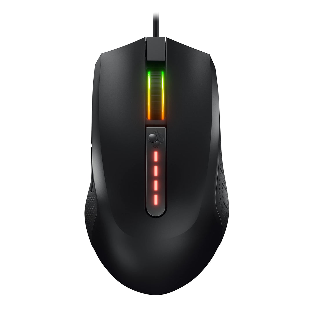 CHERRY MC 2.1, Kabelgebundene Gaming-Maus für Rechtshänder, Pixart Sensor bis 5000 DPI, Programmierb