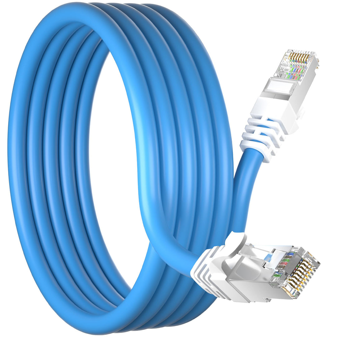 MEIPEK Cat 7 LAN Kabel 15 Meter, High Speed 10Gbps 600MHz Netzwerkkabel, 15 meter
