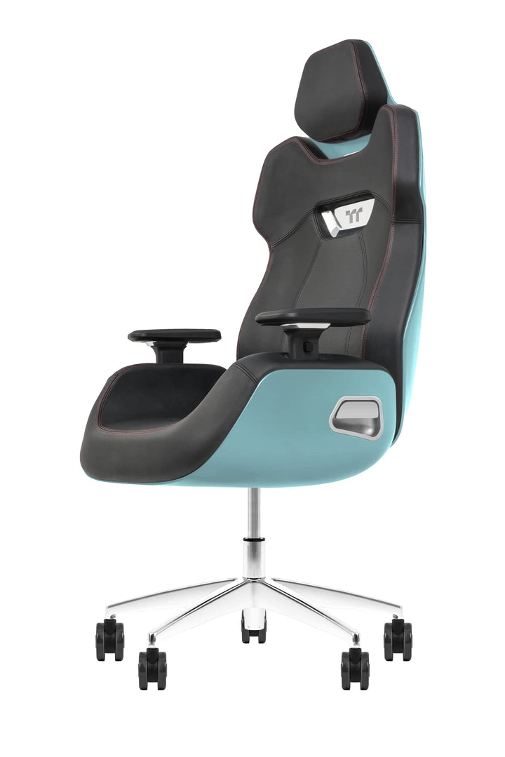 Thermaltake Argent Gaming-Stuhl, Leather, Torquoise, One Size