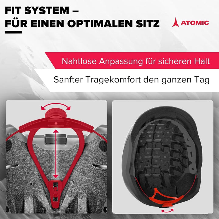 ATOMIC Revent Skihelm - Unisex für Erwachsene - Individuelle Passform für präzisen Sitz - Überlegene
