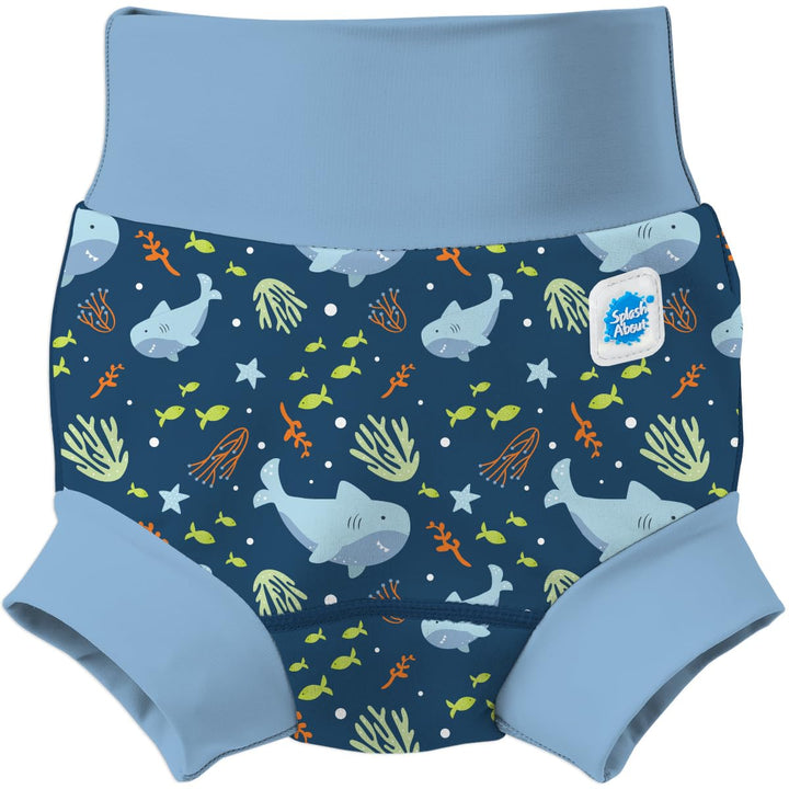 Splash About Happy Nappy Duo, Shark Reef Blue, 0-3 Months 0-3 Monate Shark Reef Blue, 0-3 Monate Sha
