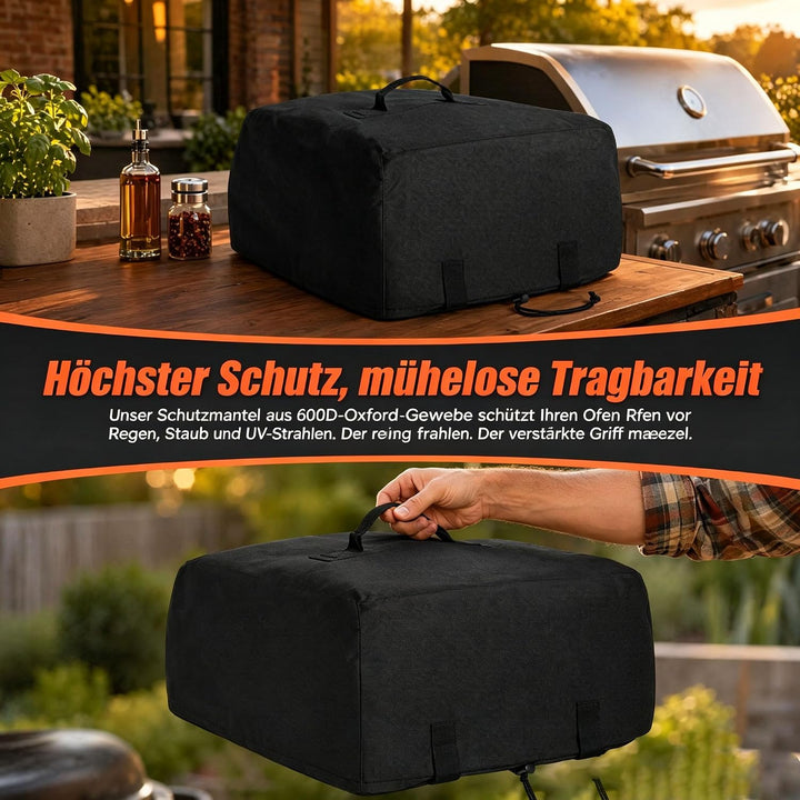 Pizzaofen Abdeckung für BURNHARD Tony Gas-Pizzaofen, 600D Oxford-Stoff Abdeckung, UV-beständige Wass