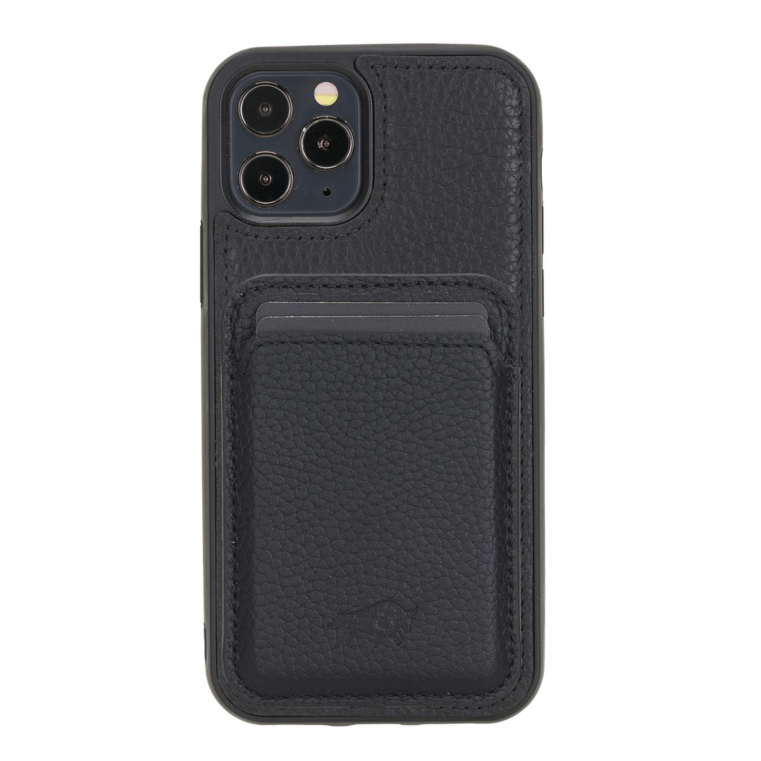 Solo Pelle Lederhülle + magnetische Geldbörse für das iPhone 12 Mini in 5.4 Zoll Stanford Case Leder