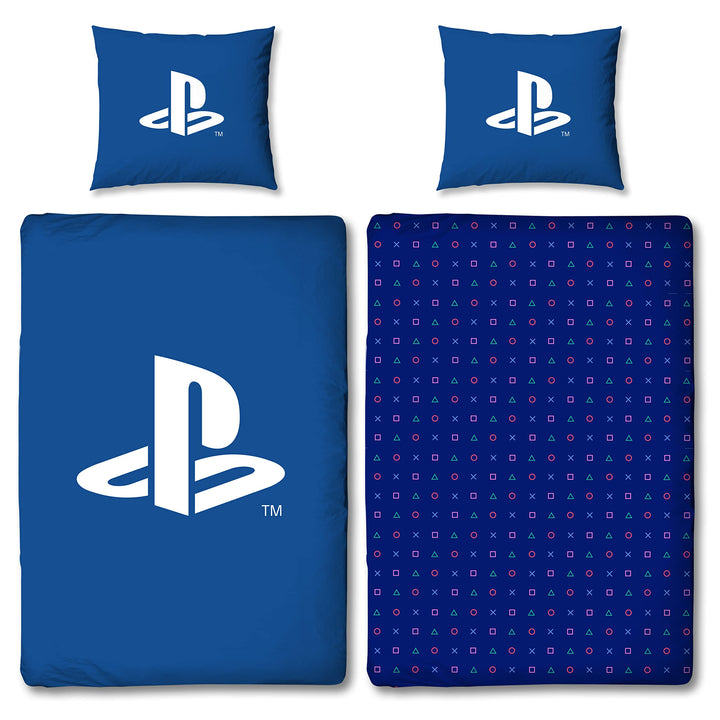 Sony Interactive Playstation, Bettwäsche 200 x 135, 80 x 80 100% Baumwolle, Deutsche Standardgrösse